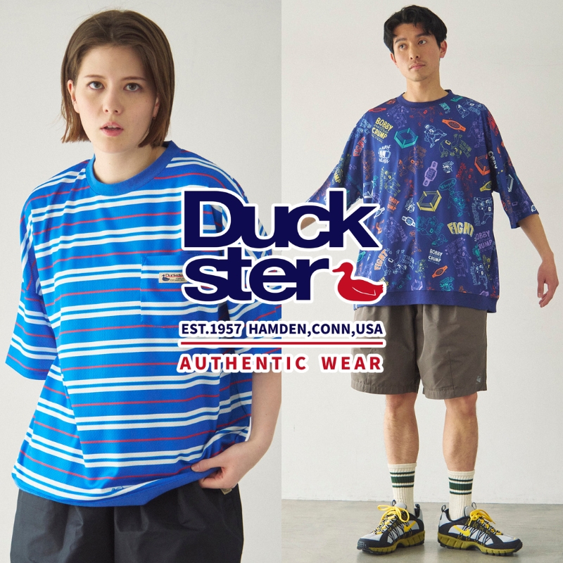 《go slow caravan》Ducksterからハニカム素材のドロップショルダーTEEが登場!