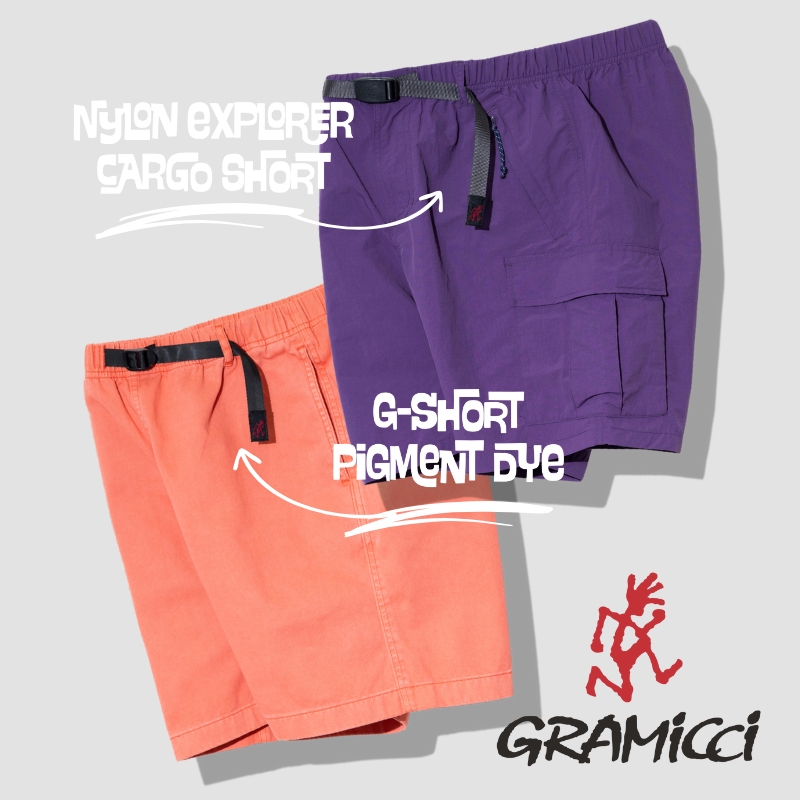 《go slow caravan》GRAMICCIの代名詞でもあるオリジナルショーツが入荷です☆