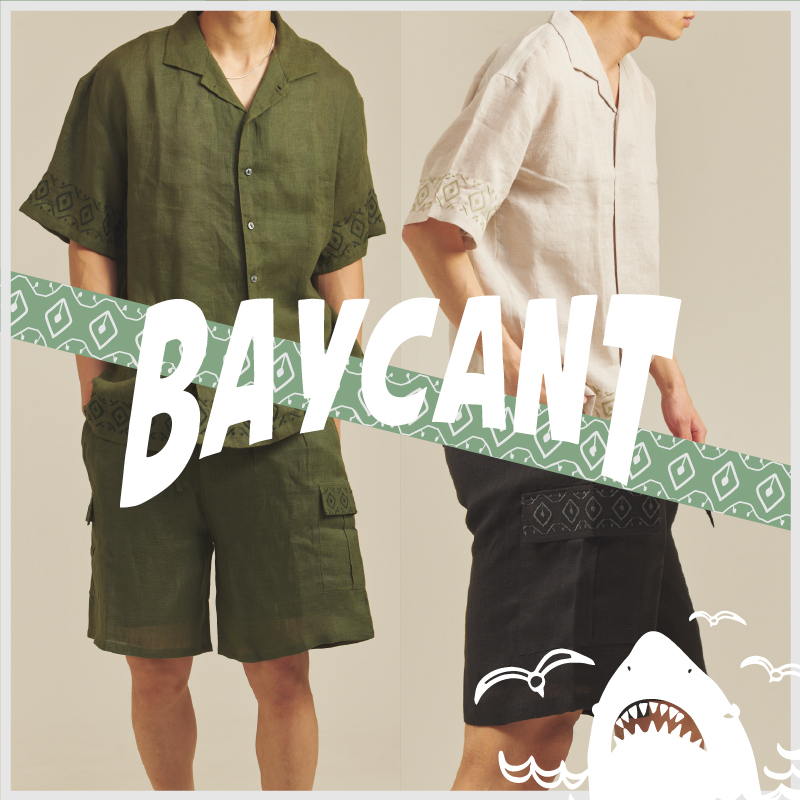 【JACKROSE】BAYCANTのリネン素材セットアップで外出も室内も快適に！
