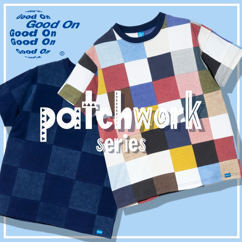 《go slow caravan》GOOD ON☆夏シーズン定番！クレイジーカラーのパッチワークTEE登場
