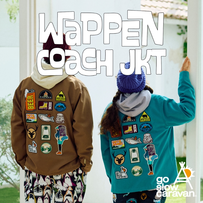 《go slow caravan》新作ワッペンコーチJKTあり☆ニューアイテム多数登場！