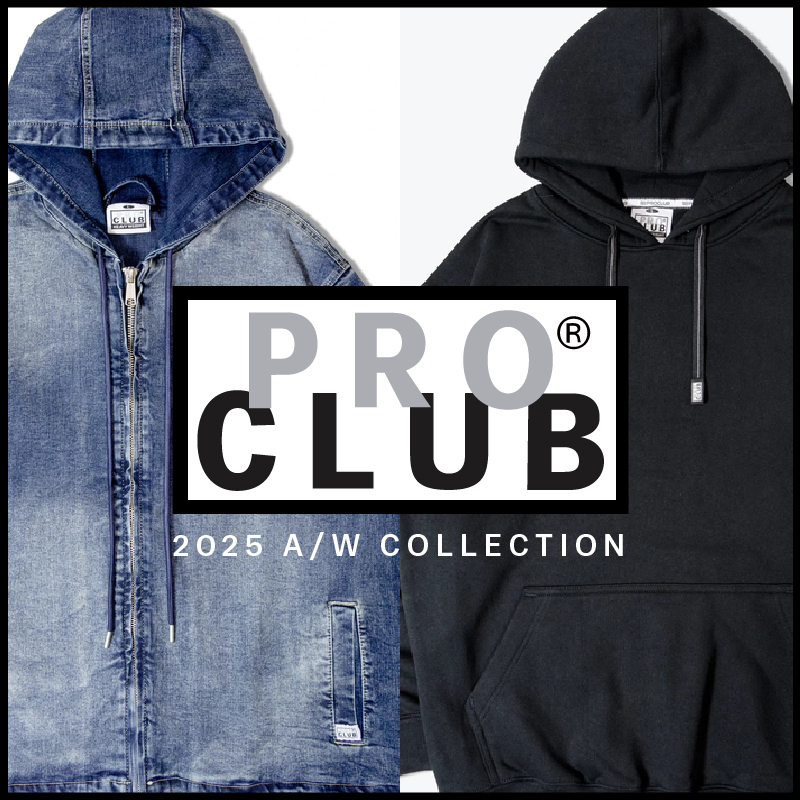 【JACKROSE】PRO CLUBのパーカーで秋冬コーデを先取り!!