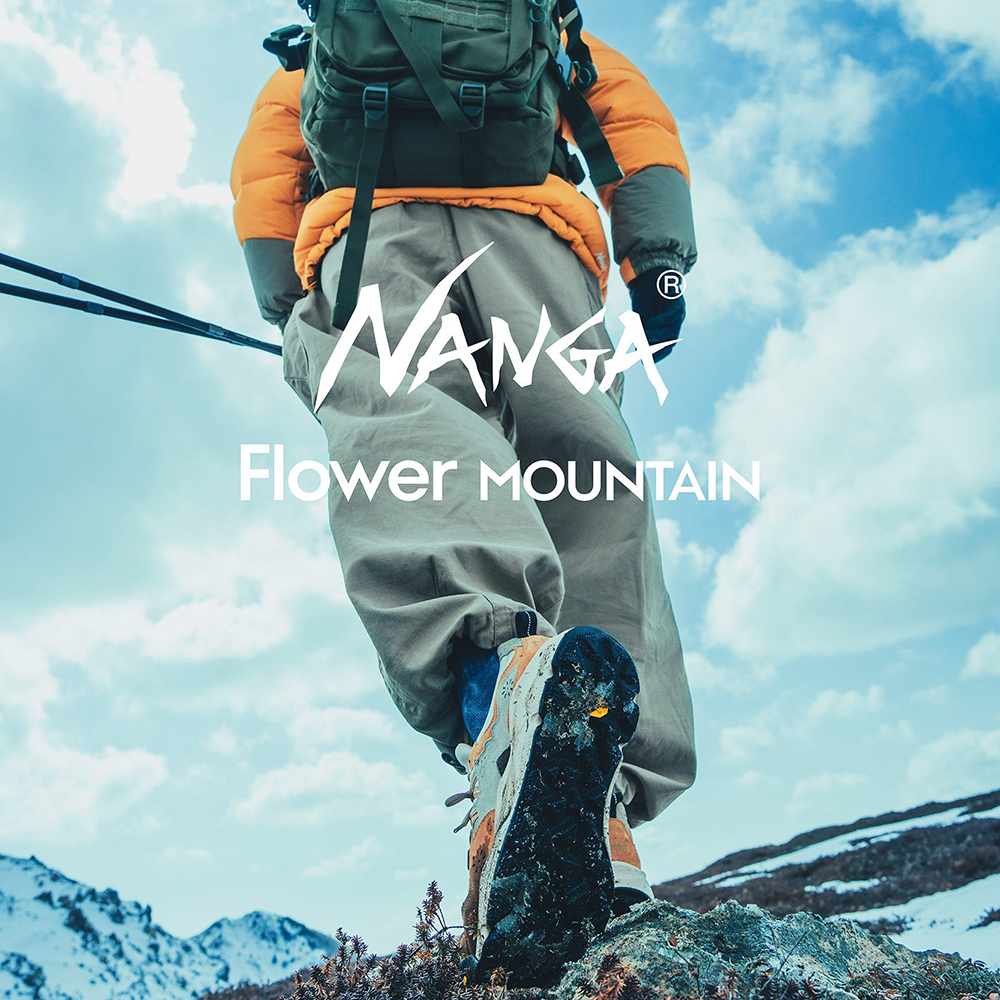 《go slow caravan》Flower MOUNTAIN×NANGA シーズン2☆コラボスニーカーYAMANO3登場！