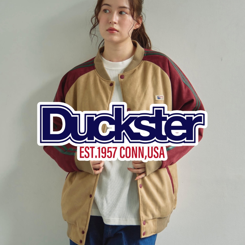《go slow caravan》Ducksterからスエード×レザー調コンビのスタジアムJKTが登場!