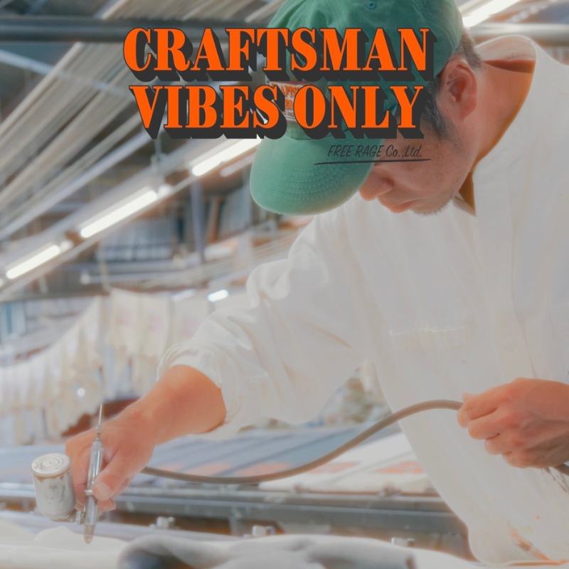 《go slow caravan》GSC別注あり☆FREE RAGE ”CRAFTSMAN VIBES ONLY”シリーズ登場！