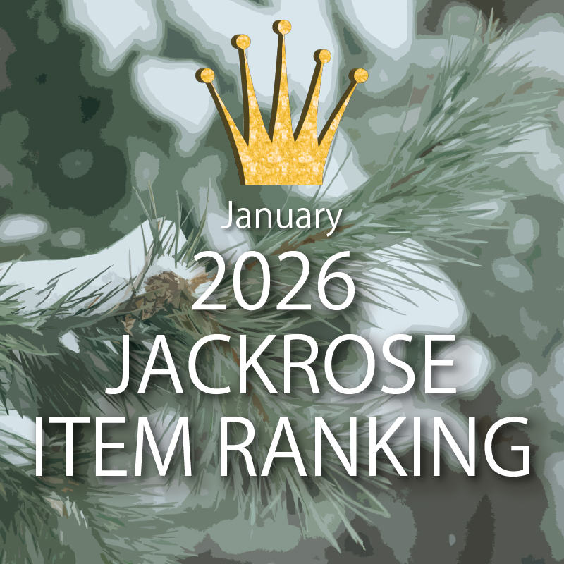 【JACKROSE】2026年1月売り上げランキング