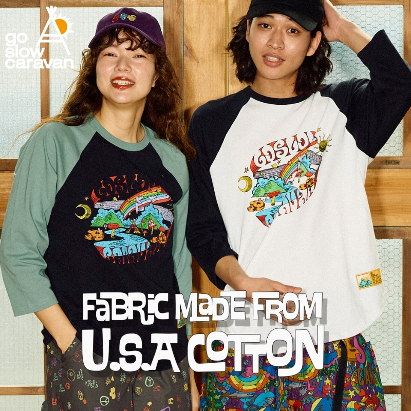《go slow caravan》USAコットンシリーズにニューアイテム登場☆