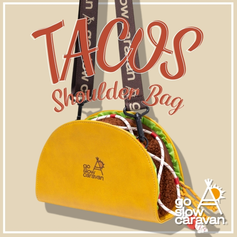 《go slow caravan》インパクト大☆タコスショルダーバッグ登場！
