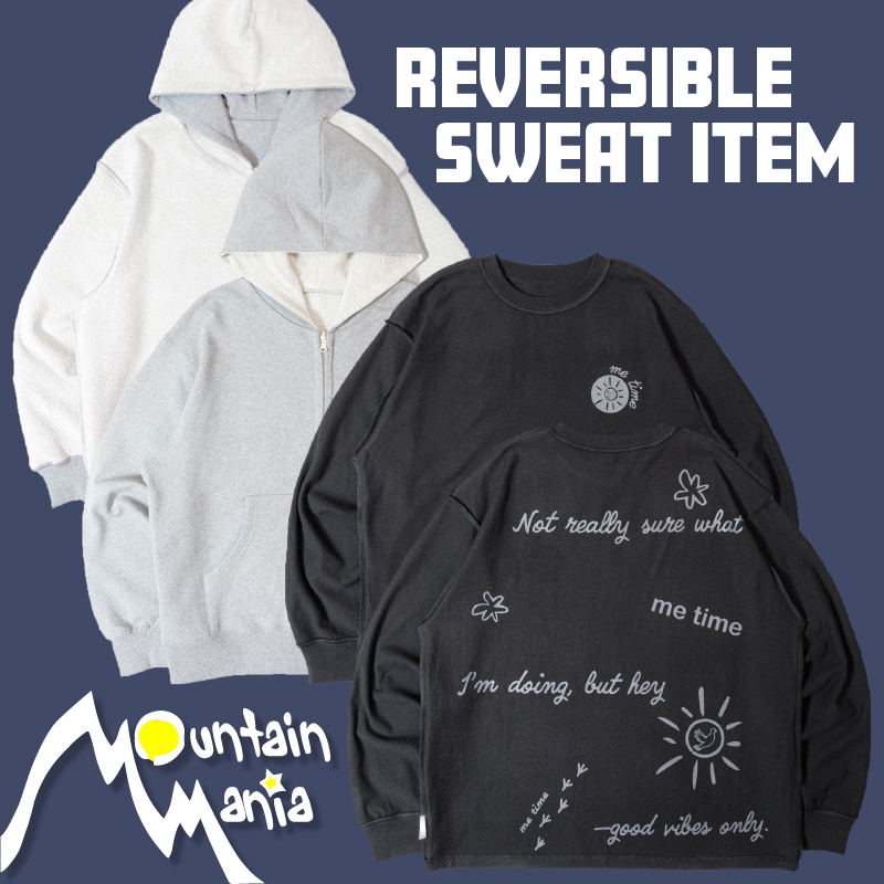 【JACKROSE】Mountain Mania のリバーシブルスウェットが新たに入荷！