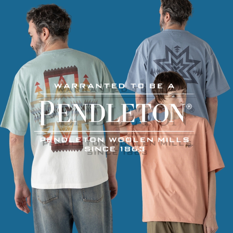 《go slow caravan》PENDLETONから軽さ・通気性・伸縮性を備えたバックアートTシャツ登場☆