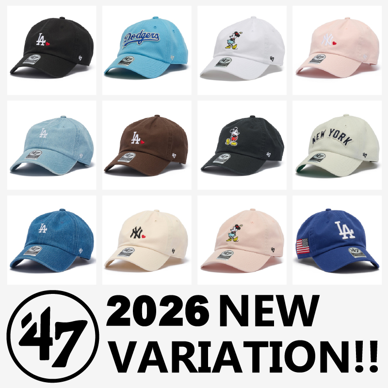 【JACKROSE】 ’47 BRAND の2026年新作キャップが登場！