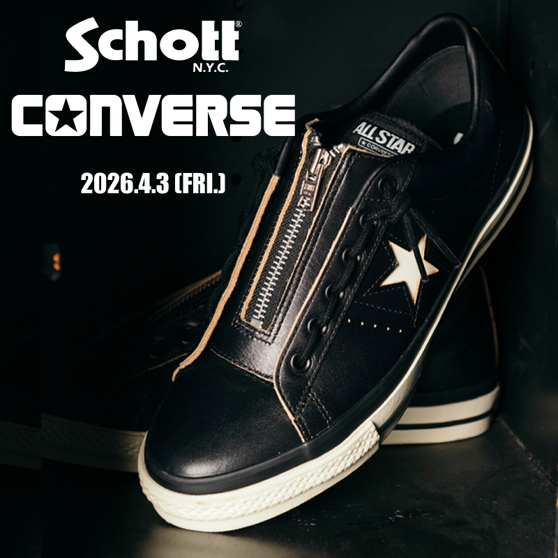 【JACKROSE】Schott×CONVERSE
