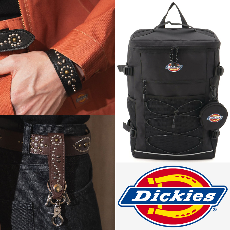 【JACKROSE】Dickiesのバッグコレクション＆スタッズアイテムで新たなスタートを！