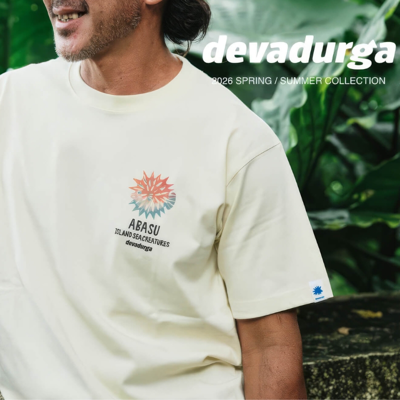 《go slow caravan》devadurga/デヴァドゥルガの魚TEE登場！