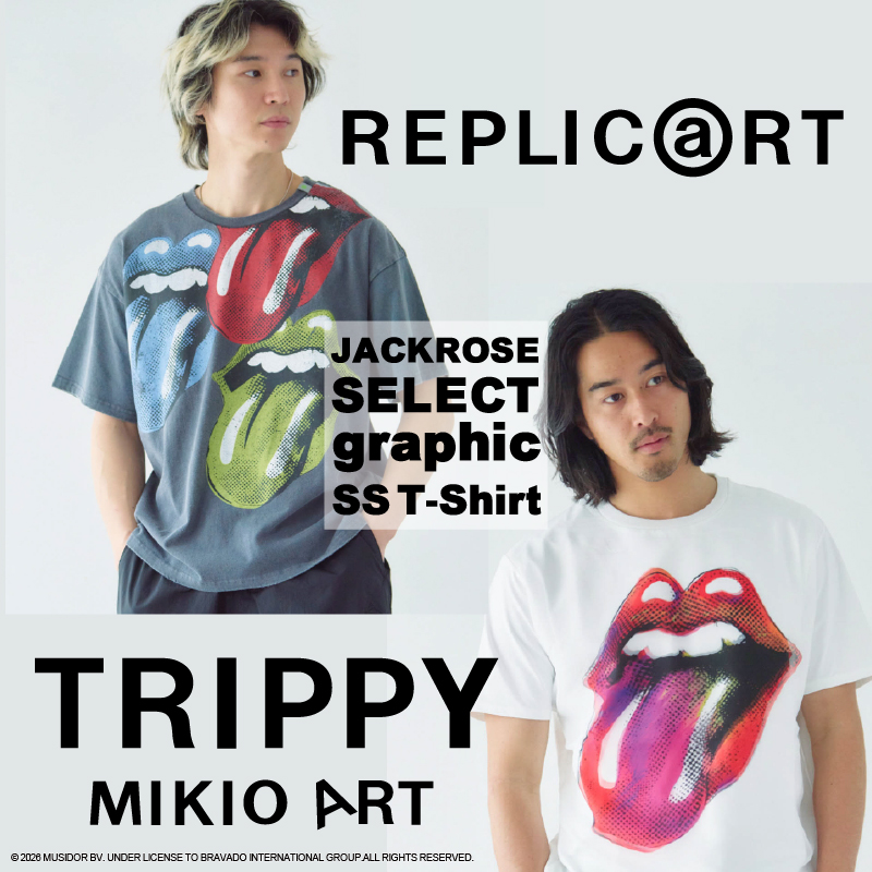 【JACKROSE】イチオシセレクトブランドから個性的なグラフィックSSTシャツが多数入荷！
