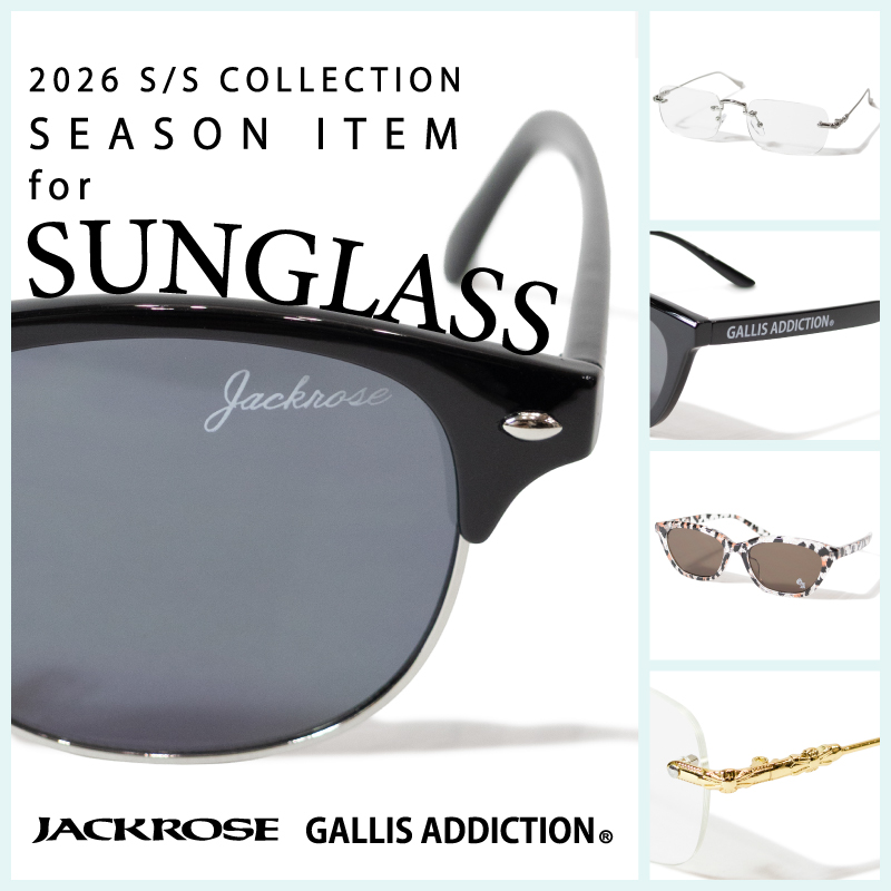 【JACKROSE】2026年モデルのオリジナルサングラスが新登場！