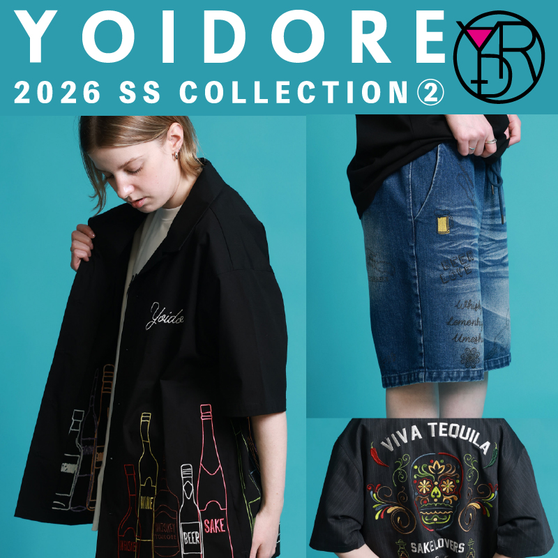 【JACKROSE】YOIDORE 2026 SS COLLECTION 第2弾が販売開始！
