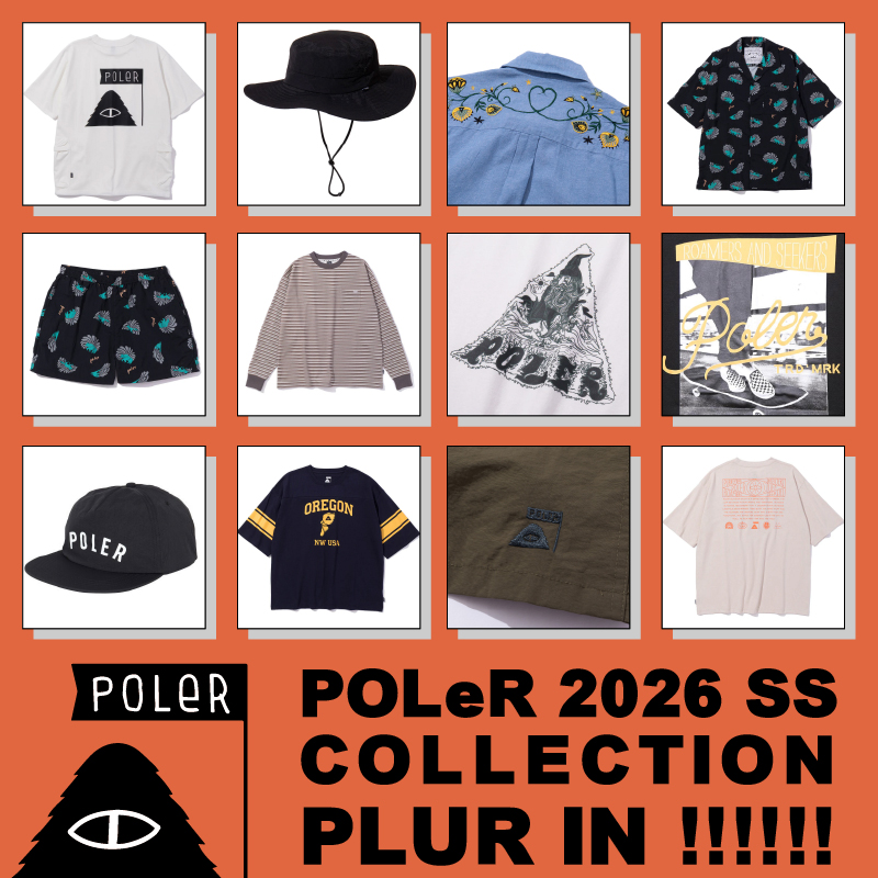 【JACKROSE】POLeRの2026年SSコレクションが多数入荷!!