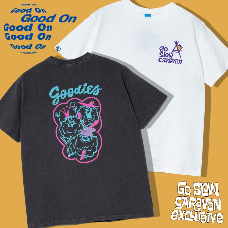 《go slow caravan》GSC直営別注☆GOOD ONからHirockshow.描き下ろしのプリントTEE登場！