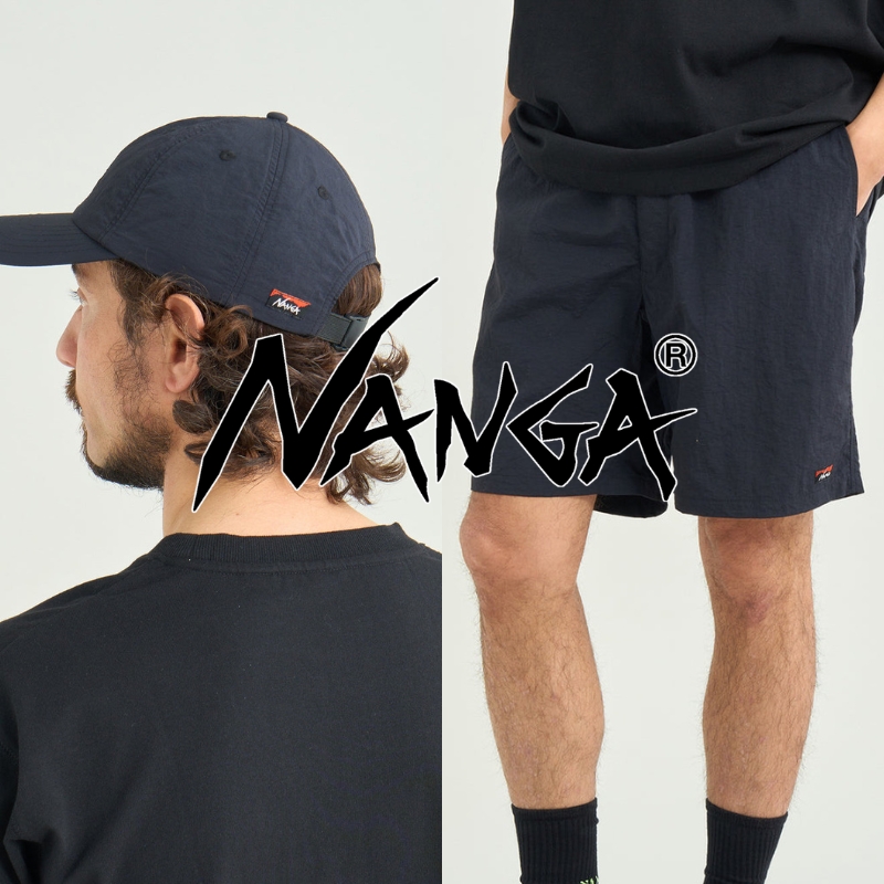 《go slow caravan》NANGA☆軽く乾きやすく動きやすいNANGAの定番ショーツ&CAPが登場