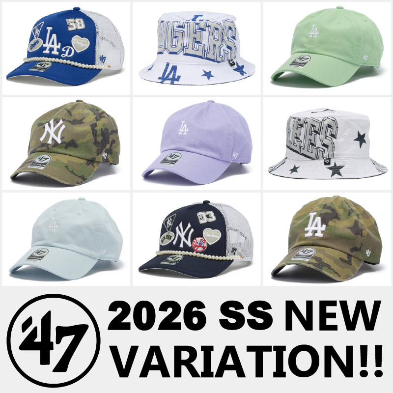 【JACKROSE】’47の新作キャップが更に新登場。夏の日差し対策もおしゃれに決まる主役級ラインナップ！
