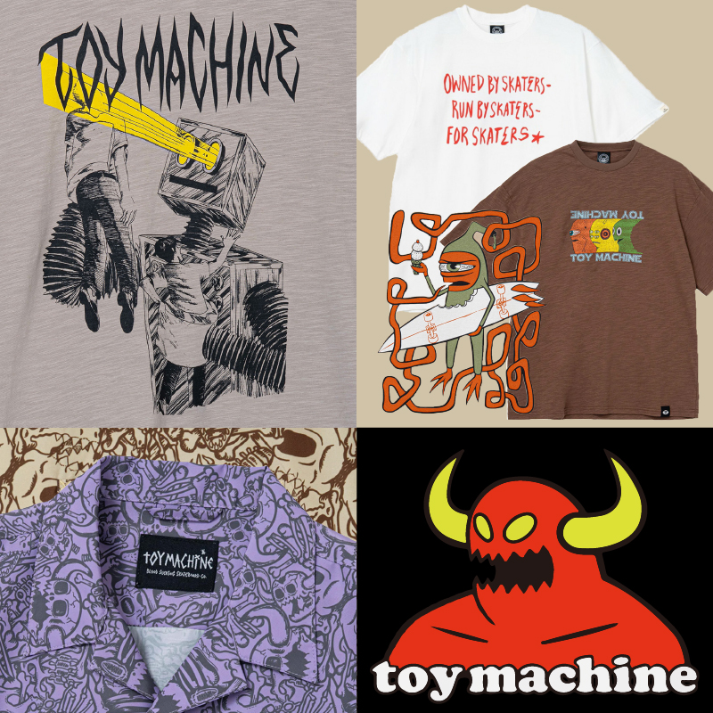 【JACKROSE】TOY MACHINE 2026年SS最新作!強烈なアクセントを夏コーデに!