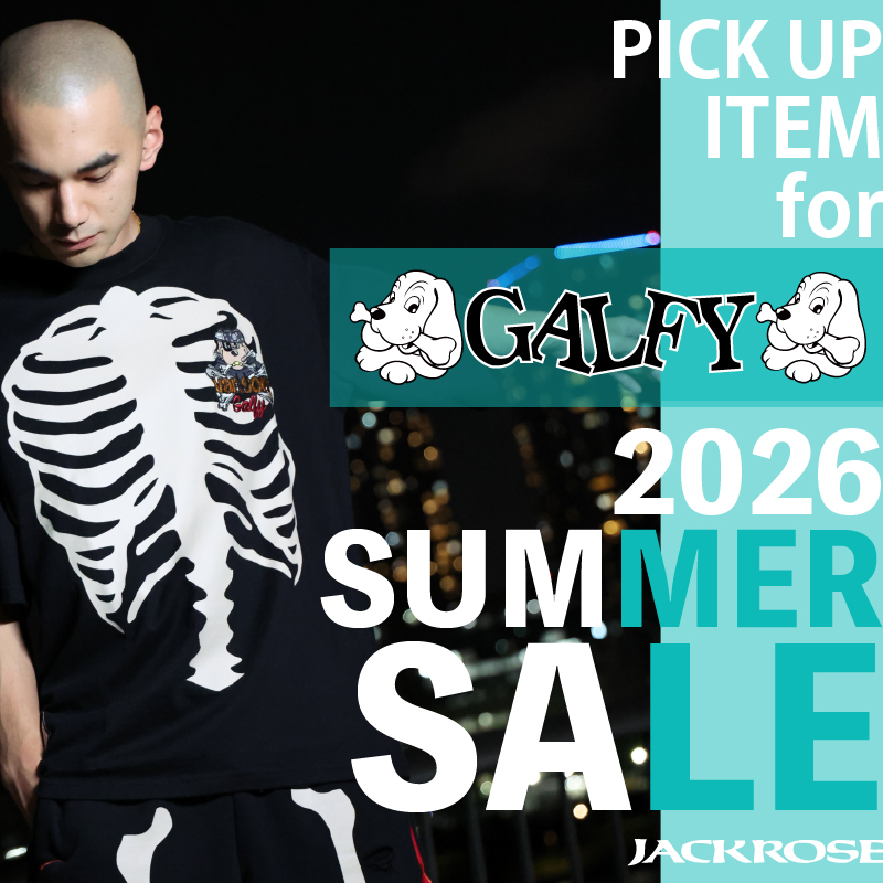 【JACKROSE】大人気GALFYが大幅プライスダウン！今年の夏に映える一着を見つけましょう！