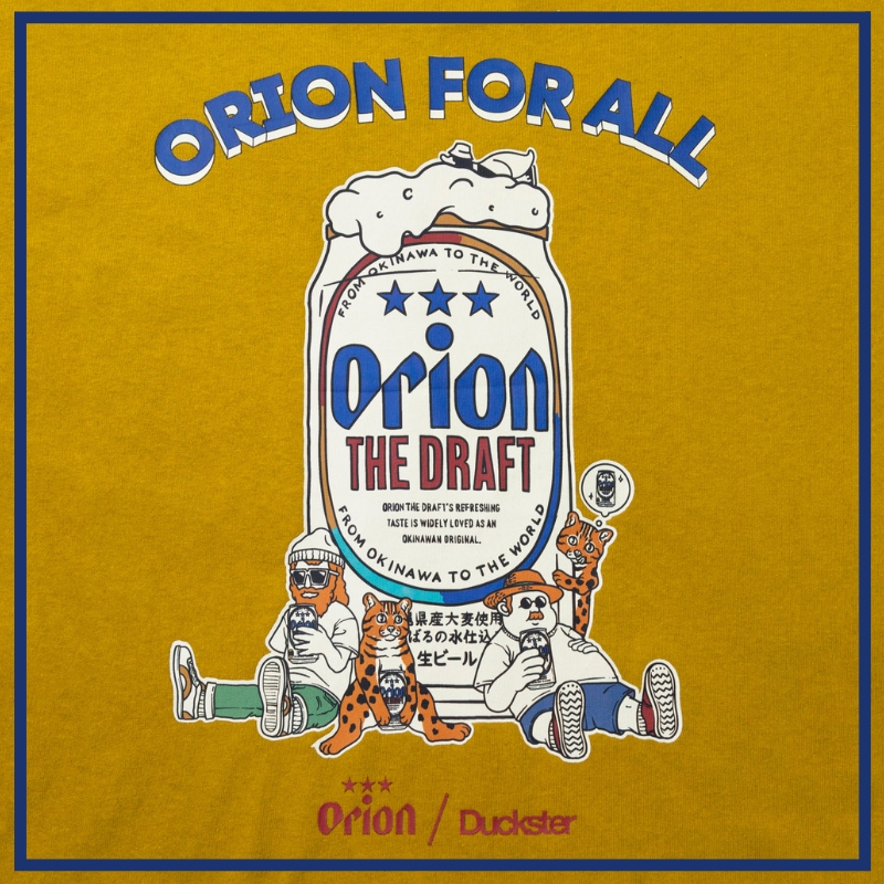 《go slow caravan》好評につき"再"追加生産☆Orion x Duckster オリオンビールコラボTEE再入荷！
