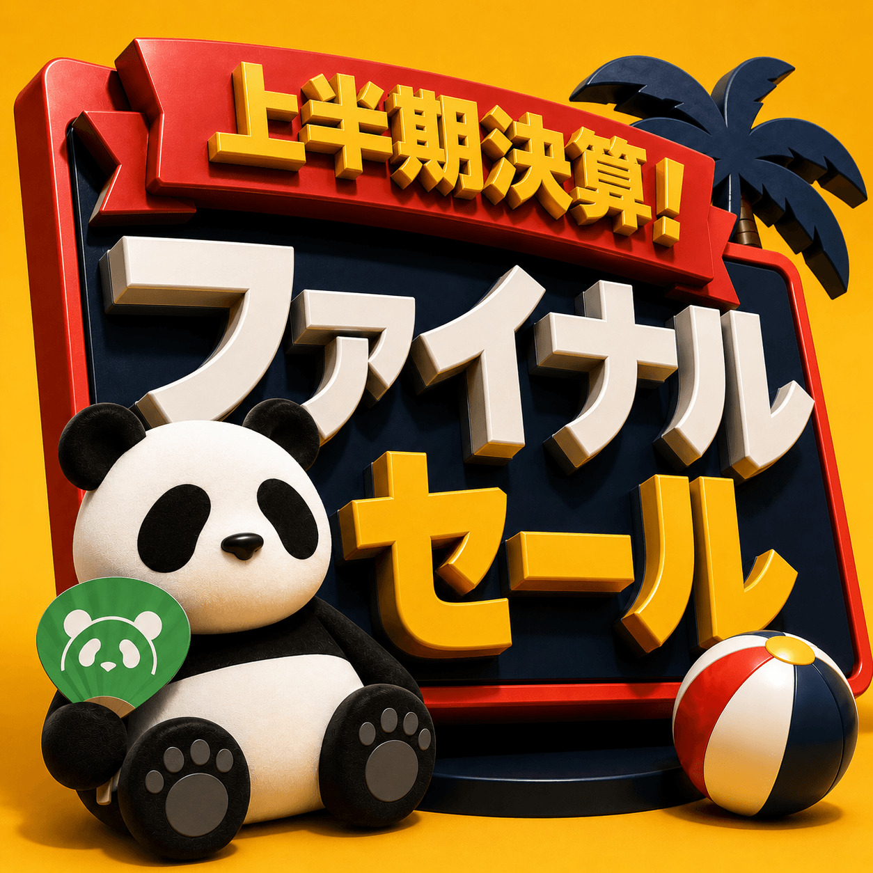 【PANDIESTA】上半期決算！夏のファイナルセール