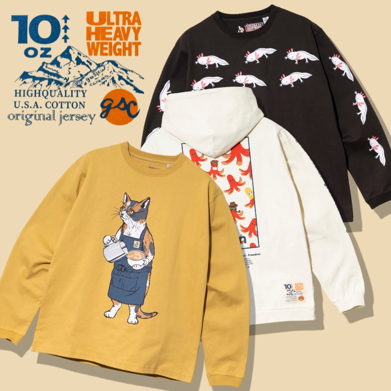 《go slow caravan》バリスタ猫あり☆10ozオーバーウルトラヘビーウェイトシリーズ登場！