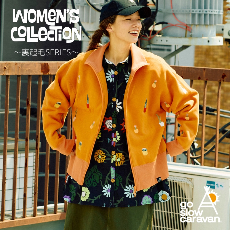 《go slow caravan》WOMENS New☆肌触りの良いふんわりとした裏起毛シリーズが登場♪