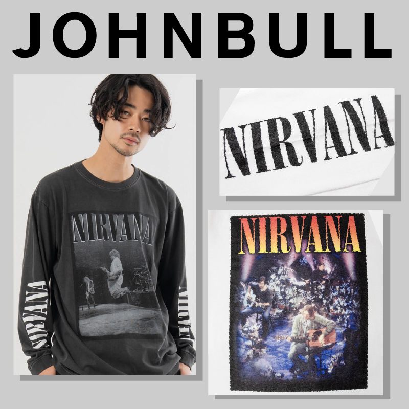【JACKROSE】JOHNBULL×NIRVANAの1枚で決まる新作ロングスリーブT!!