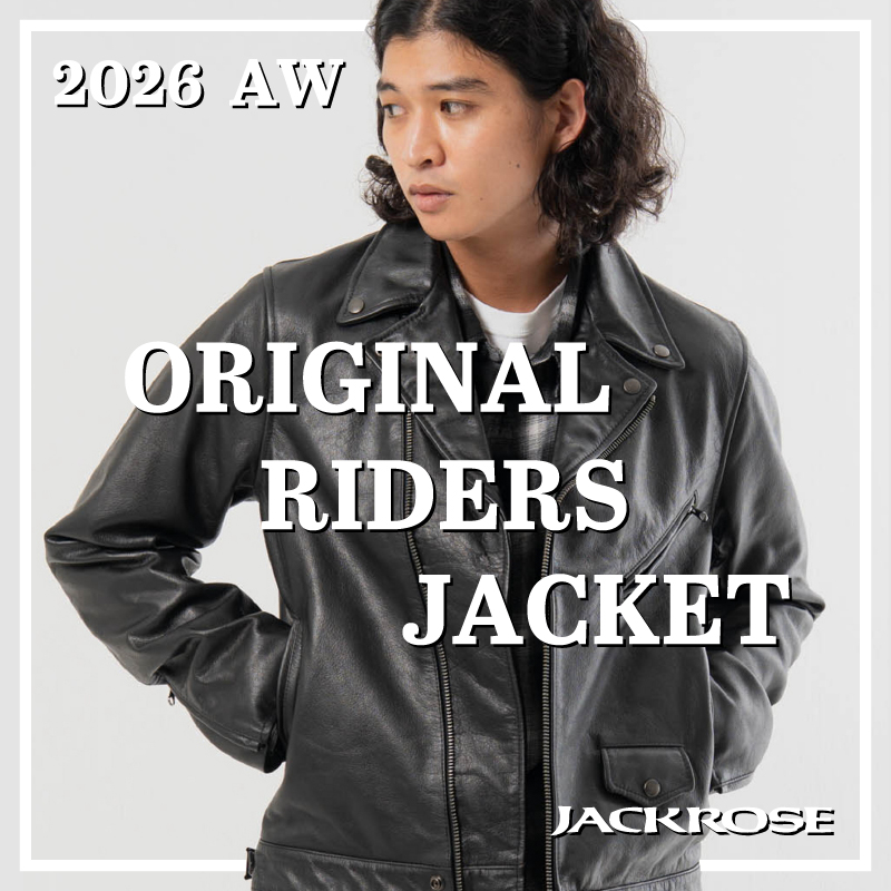 【JACKROSE】2026 AW ライダースが予約開始！SKOOKUMコラボも必見です！