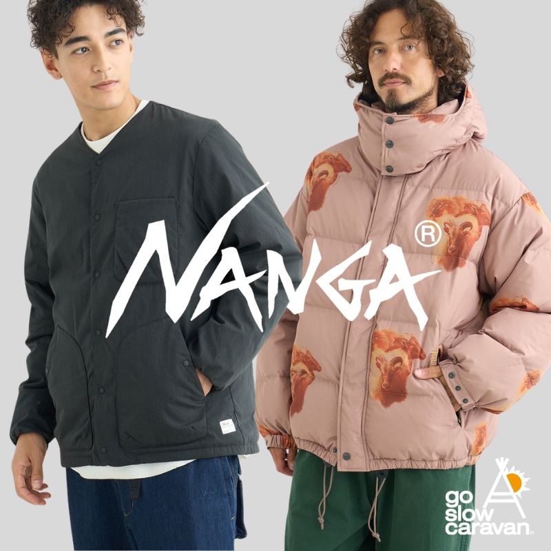 《go slow caravan》NANGAのフラッグシップモデルと新作インナーダウンが登場☆