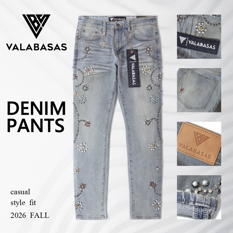 【JACKROSE】本国アメリカでも話題のVALABASAS新作デニムが入荷！こだわり抜いたデザインで足元から魅せるスタイリング